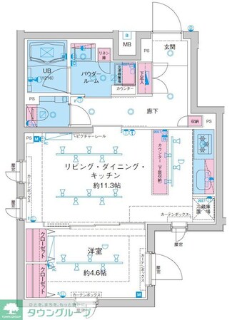 GENOVIA新大塚の物件間取画像